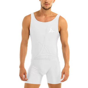 Customized Premium Quality Breathable Eco-Friendly Quick Dry Spandex/Polyester Wrestling <b>Singlets</b> for <b>Men</b> ALDEN INTERNATIONAL - Product Image 5