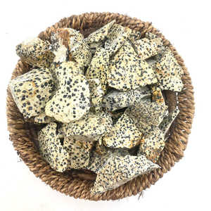 Pierre de jaspe dalmatien naturelle la plus vendue, pierre roulée brute, pour l'amour, le Feng Shui, la guérison Reiki, qualité supérieure, faite à la main - Product Image 3
