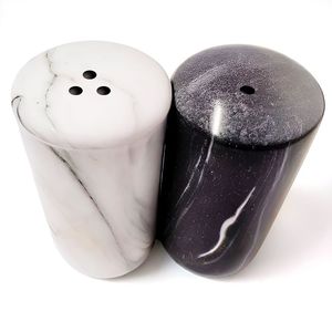 Elegant White Marble Salt <b>and</b> Pepper Shaker <b>Set</b> Premium Design Smooth Finish Ideal for Kitchen Dining Table Home Decor - Product Image 6