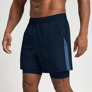 กางเกงขาสั้นออกกำลังกายผู้ชาย แห้งเร็ว ระบายอากาศ น้ำหนักเบา เหมาะสำหรับการฝึกซ้อม วิ่ง ออกกำลังกาย เอวยางยืด สวมใส่สบาย เหมาะสำหรับการเล่นกีฬา - Product Image 5