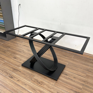 Contemporary Industrial <b>Cast</b> Iron Dining Table Legs <b>Powder</b>-Coated CHBBA011 for Kitchen Furniture Chairs and Cabinets - Product Image 5