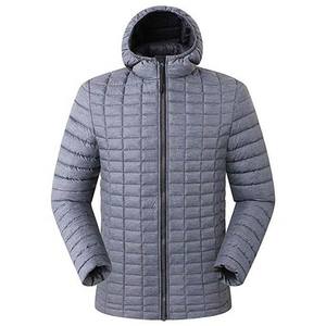 Blouson d'hiver matelassé à fermeture éclair avec rembourrage en polyester, blouson à bulles sur le devant, blouson matelassé décontracté unisexe léger personnalisé - Product Image 3