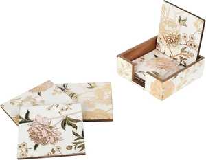 แผ่นรองแก้วไม้แผ่นปูรองแก้วแบบอเมริกันแผ่นรองจานสี่เหลี่ยมเป็นมิตรต่อสิ่งแวดล้อมใช้ในครัวบ้าน - Product Image 1