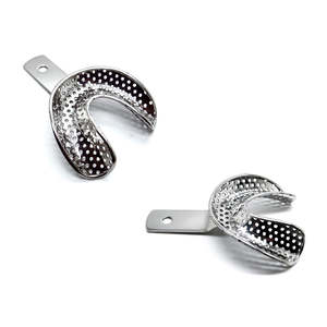 Conception de vente chaude 2023 meilleure vente plateaux dentaires plateaux d'impression en acier inoxydable plateaux de dents dentaires - Product Image 5