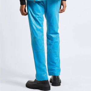 Premium Quality Durable Washed <b>Leather</b> <b>Pants</b> For <b>Men</b> Hot Selling Lightweight <b>Men's</b> <b>Pants</b> For Online Sale - Product Image 5