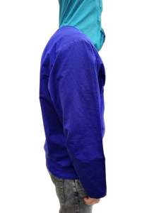 Veste de course réversible en nylon pour homme, sur mesure, décontractée, double couche, anorak avec fermeture éclair coupe-vent, décoration brodée, fourrure de renard - Product Image 3