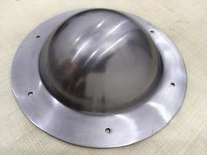 Bouclier médiéval antique en métal, petit embout de bouclier pour boucliers vikings, forgé à la main, armure de combat polie - Product Image 2