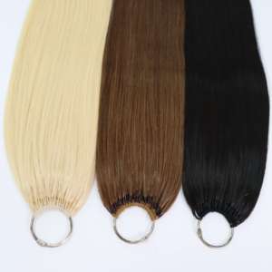 Proveedor confiable de extensiones de cabello en Vietnam Extensiones de cabello de micro-Bucle alineadas con cutícula Extensiones de cabello de alta calidad - Product Image 3