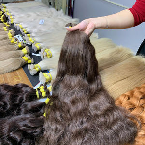 Extensiones de Cabello Humano Virgen Vietnamita Liso de 28 Pulgadas y 100 Gramos, de Alta Calidad con Puntas Super Doblemente Tramadas, Gran Venta - Product Image 1