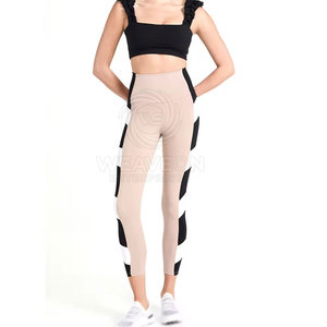 Breathable High Waist Knitted Women <b>Leggings</b> for Gym and Lounge Wear Eco-Friendly Trendy Design - Product Image 4