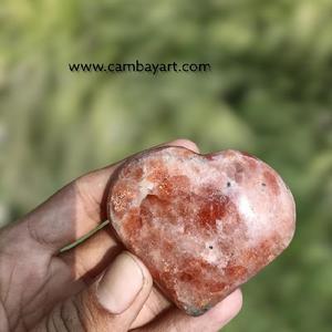 Gran Venta de Sunstone Heart Super calidad y precio de fábrica Precio al por mayor de India Sunstone Heart - Product Image 3