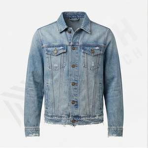 Chaqueta Vaquera Larga Elástica de Mezclilla para Mujer, Chaqueta Vaquera Lisa de Algodón para Invierno, Chaqueta de Moda para Mujer de Talla Grande - Product Image 1