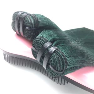 Lot de cheveux humains vietnamiens 100g avec closure, vert, lisses comme de la soie - Product Image 5