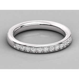 Bague pour femme en or 18 carats avec diamant de laboratoire - Product Image 3