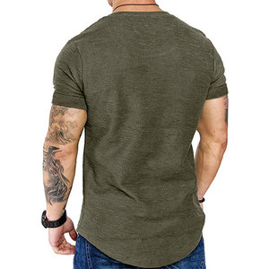 T-shirt à la mode pour hommes fabriqué avec le meilleur matériel bas quantité minimale de commande prix usine t-shirts pour hommes - Product Image 2