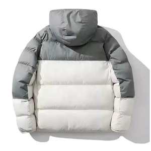 Veste matelassée dernier modèle à la mode pour hommes Design personnalisé avec manches complètes et col à capuche pour l'hiver - Product Image 2