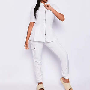 Conjunto de Uniforme Médico para Mujer con Corte Ajustado, Suavidad Elástica, Tela Resistente y Diseño Profesional Actualizado para el Cuidado Diario de la Salud - Product Image 5