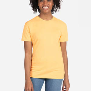 T-shirt unisexe élégant à col rond en tissu mélangé, t-shirt haut de gamme, t-shirts Heather - Product Image 5