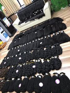 Extensions 2023 Offre Spéciale naturelles, double trame de cheveux raides, cheveux bouclés, couleur naturelle, macsara - Product Image 5