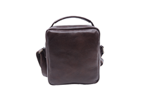 Sac bandoulière unisexe élégant en cuir véritable avec rivets et chaînes, écologique, durable, design vintage rétro, personnalisable