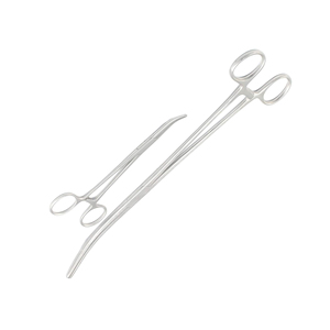 Pinzas hemostáticas curvas de alta calidad, 2 uds., pinzas médicas de acero alemán, abrazaderas de bloqueo quirúrgicas, Manual OEM, precio barato - Product Image 5