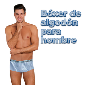 Boxer da Uomo Traspiranti 100% Cotone, Design Semplice con Opzioni Vita Alta e Media, Tessuto Monouso con Logo in Vita - Product Image 5