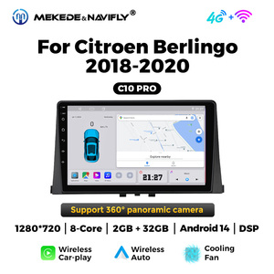 MEKEDE X SERIES Android Car GPS Navigation 1280*720 Resolución Car-play para Citroen <span class=keywords><strong>Berlingo</strong></span> 2018-2020 - Product Image 6