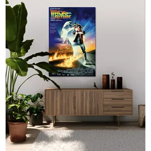 Affiche murale de style moderne « Retour vers le futur » avec Michael J. Renard - Product Image 1