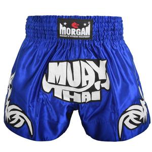 กางเกงขาสั้นผ้าซาตินมวยไทยแบบปัก - Product Image 1