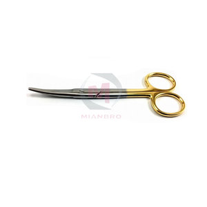 กรรไกรผ่าตัดสแตนเลสคมออกแบบด้วยมือโค้งสำหรับใช้ในการผ่าตัด - Product Image 1