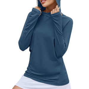 Sudadera de Pesca de Calidad Superior con Capucha, de Poliéster, Transpirable y Agradable al Tacto, para Mujer - Product Image 4