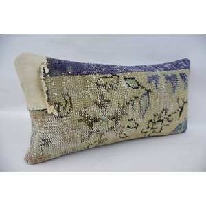 หมอน Kantha ลายวินเทจสีม่วง12X24นิ้วผ้าขนสัตว์เย็บปะติดปะต่อกันโมเสค Paisley paneled ทอเทคนิค - Product Image 2