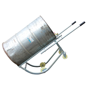 헤비 듀티 CF-DF10 오일 드럼 핸드 트럭 수동 오일 탱크 캐리어 연료 탱크 트롤리 핸드 드럼 크래들 - Product Image 4