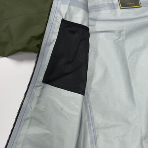 Veste matelassée à capuche décontractée et imperméable coupe-vent unisexe Fermeture à glissière Séchage rapide Doublure en coton grande taille pour l'extérieur - Product Image 2