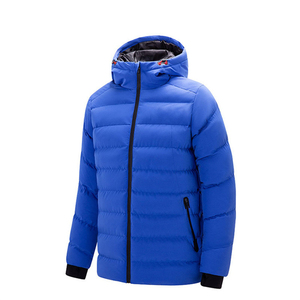 <b>Men's</b> High Street <b>Top</b> Trending Winter Clothing Lightweight Hooded Puffer Jacket with Comfortable Solid Zipper Front Best Quality - Product Image 3