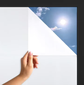 <span class=keywords><strong>Film</strong></span> <span class=keywords><strong>de</strong></span> fenêtre <span class=keywords><strong>pour</strong></span> bâtiment Innofilms, PVC moderne, blanc mat, <span class=keywords><strong>sécurité</strong></span> et décoration <span class=keywords><strong>pour</strong></span> bureau et salle <span class=keywords><strong>de</strong></span> bain - Product Image 2