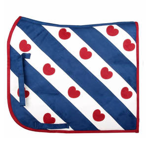 2025 almohadilla de sillín de salto con purpurina de alta calidad para equitación sublimación Ecuestre Numnah - Product Image 5