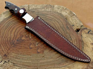 Cuchillo de Pesca Personalizado Hecho a Mano Jexmoo, Cuchillo para Filetear con Hoja de Acero Inoxidable y Funda de Cuero, Regalo para Pescadores - Product Image 2