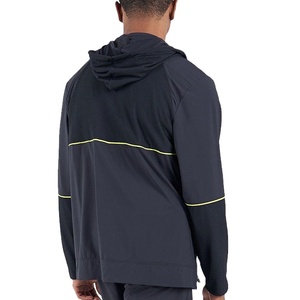 Sweat-shirt d'hiver zippé pour homme 2026, très vendu, avec capuche à cordon de serrage, panneaux en maille respirante, motif brodé, 100 % coton - Product Image 4