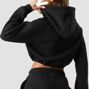 เสื้อฮู้ดดี้โอเวอร์ไซส์แบบสั่งทำคุณภาพสูง ตัดเย็บแบบไหล่ตก ขอบเสื้อแบบริบหนา ผ้าฟลีซเนื้อนุ่มจากผ้าฝ้ายหวีอย่างดี - Product Image 4