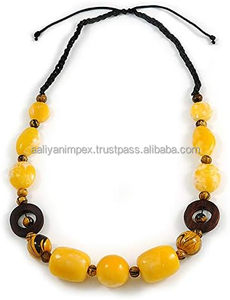 Nouvelle arrivée collier en résine de perles de luxe pour femmes et filles à l'occasion d'une fête d'anniversaire à bas prix par AALIYAN IMPEX - Product Image 2