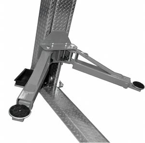 Elevador Electrohidráulico <span class=keywords><strong>de</strong></span> 2 Postes <span class=keywords><strong>de</strong></span> 4000 kg con Liberación Manual para Vehículos, Camiones y Coches, Elevador <span class=keywords><strong>de</strong></span> 4 Toneladas para Montaje en Suelo - Product Image 2