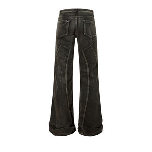 High Quality Premium Quality Wholesale New Fashionable Loose Straight Washed Baggy Men Jeans Pants Casual Customized <b>Denim</b> Jeans - Product Image 1