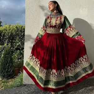 Vestidos KUCHI afganos bordados a mano más recientes en todo el mundo con envío gratis a precio mayorista y MOQ bajo, vestidos hechos a medida - Product Image 3