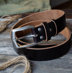 Cinturón Casual de Cuero Genuino para Hombre con Hebilla Cuadrada, Diseño de Serpiente de Alta Calidad, Transpirable y Ajustable - Product Image 2