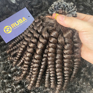 Extensiones de Cabello Humano Virgen Vietnamita 100% Natural con Puntas Planas de Queratina, Color Oscuro, Longitudes de 10 a 32 Pulgadas, Sin Sintético, Venta al Por Mayor - Product Image 2