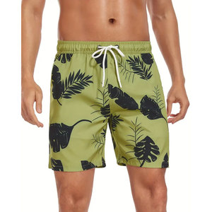 Short homme en polyester à séchage rapide de haute qualité nouveau dernier design imprimé motif solide service OEM prix de gros vente - Product Image 1