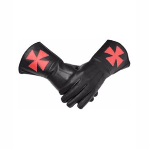 Tendance hiver Sports de plein air gants maçonniques haute qualité brodé blanc 100% coton fait à la main Durable lavable réutilisable - Product Image 2