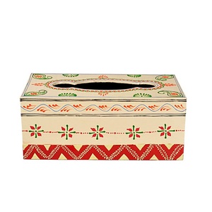Mallette de rangement en papier de soie décorative faite à la main Design moderne luxueux hôtel restaurant utilisation étui à mouchoirs - Product Image 4