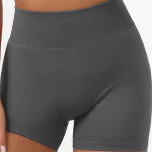Nuevos pantalones cortos de yoga para mujer OEM con cintura alta Ajuste cómodo y tecnología de absorción de humedad para Fitness Running Gym Jogger - Product Image 4